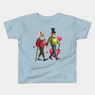 Old couple Kids T-Shirt